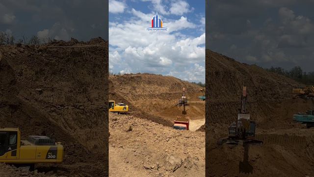 Вывоз непригодных грунтов  #shorts #спецтехника #excavator #авто