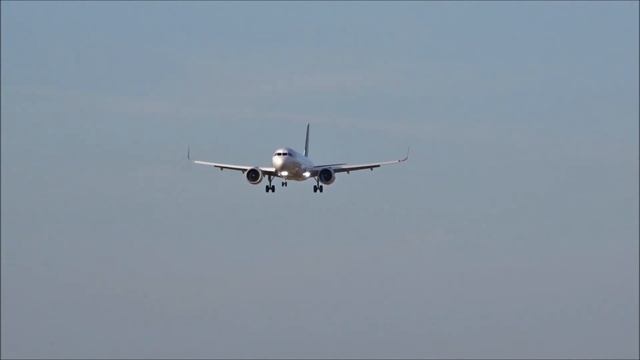 Airbus A320NEO landings at Brussels Airport Zaventem | Vueling and Lufthansa смотреть онлайн