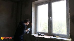 Штукатурка откосов при помощи профилей примыкания