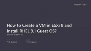 How to Create a VM in ESXi 8 and Install Red Hat Enterprise Linux (RHEL) 9.1 Guest OS?