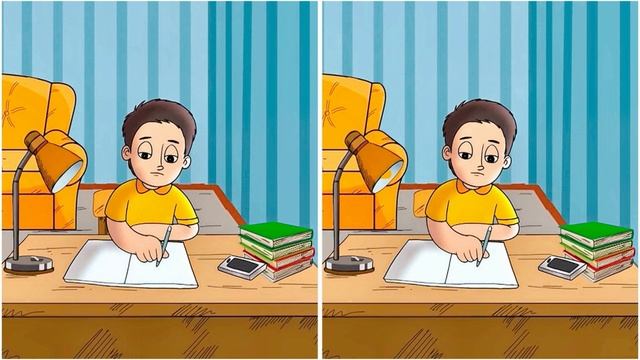 Задачка. Рассмотрите три отличия.