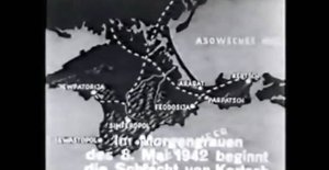 Бои в городе Керчь. Немецкая хроника. Nazi Germany. Fighting in Kerch. German chronicle.