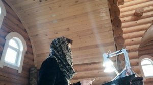 Одна на клиросе. Херувимская Черноморская.