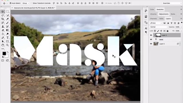 Adobe Photoshop CC CS6 Crear MASCARA DE RECORTE Curso Completo de Adobe Photoshop Selecciones смотреть онлайн