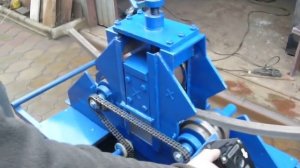 Самодельные вальцы для прокатки трубы