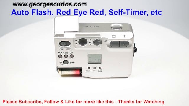 2000 Canon IXUS Z50 - APS Film Camera смотреть онлайн