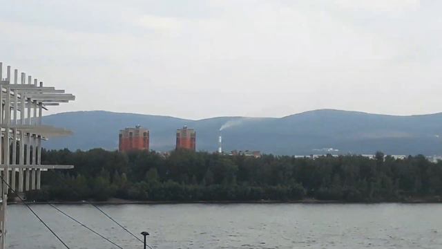 Набережная Енисея, Красноярск 2023 год.