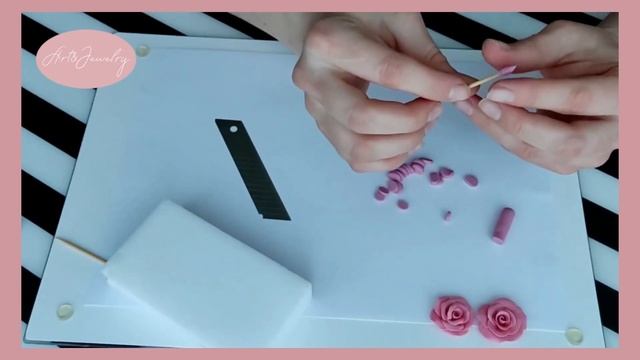 Мастер-класс: заколка с розами смотреть онлайн