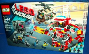 Lego Movie 70813 Спасательные подкрепления - Lego Speed build
