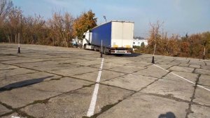 Заезд под рампу 45, без опыта вождения.