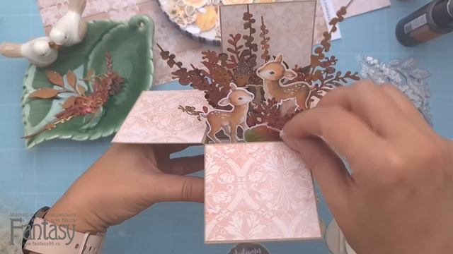 Поп-ап открытка в коробочке/ Мастер-класс / Скрапбукинг / #dies_fantasy смотреть онлайн