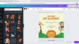 Como fazer um convite de aniversário pelo computador usando o CANVA