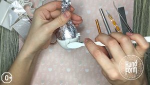 Горшок для цветов / Полимерная глина / DIY Concrete Planter / Stands for Easter eggs / Polymer clay