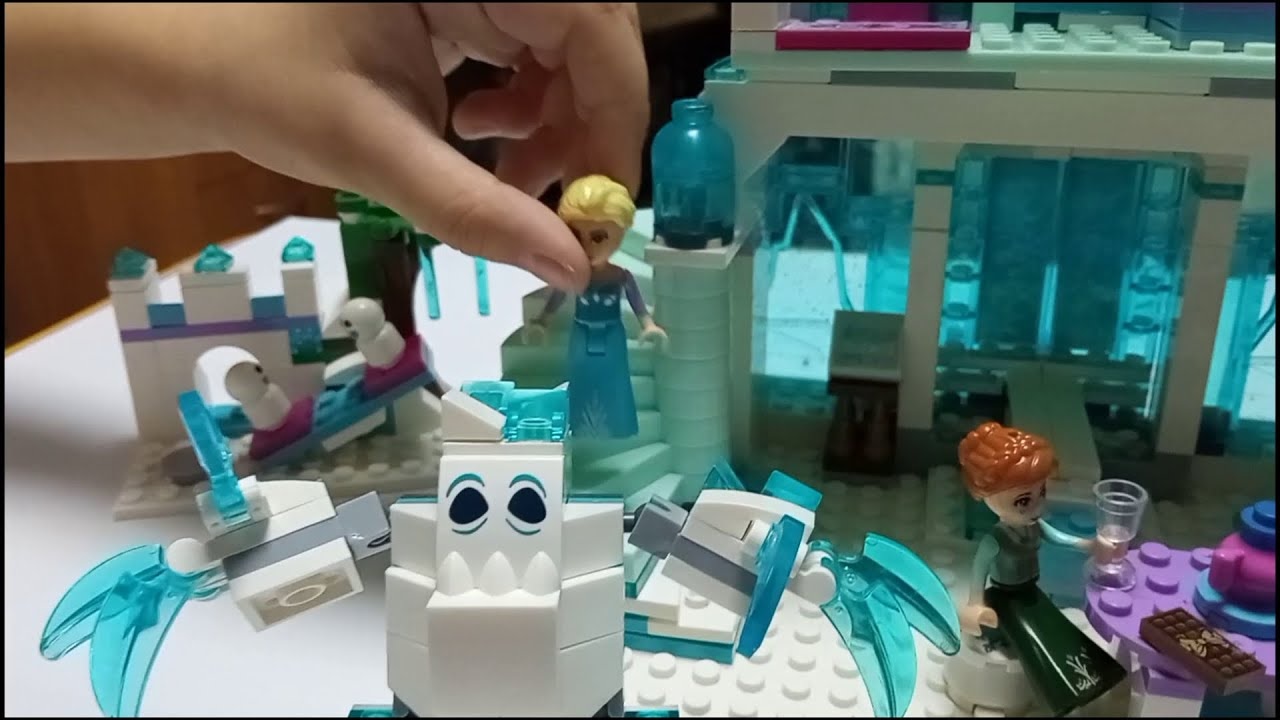 Обзор конструктора  Волшебный ледяной замок Эльзы . Холодное сердце Lego.
