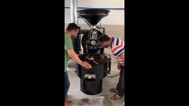 OS 15K Машина для обжарки кофе 15 килограмм разовая загрузка смотреть онлайн