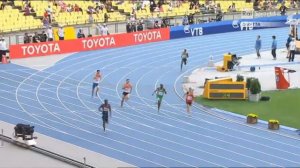 400 Metres men heats heat 3 IAAF World Championships Daegu 2011