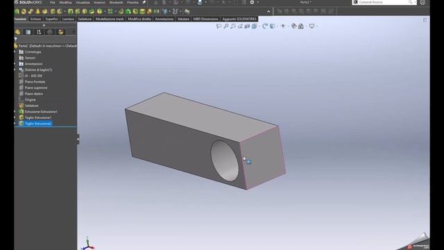 Modelling in SOLIDWORKS - A Basic Tutorial смотреть онлайн