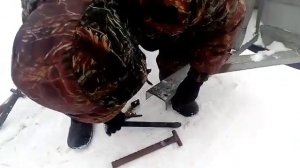 Снегоуборочная лопата на ВАЗ 2107 (ДУНАЙ). Своими руками. Как почистить снег. Часть 2