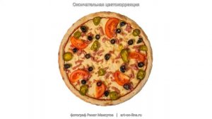 Предметная съёмка пиццы