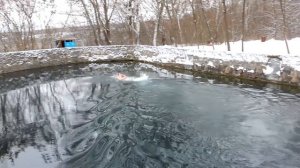 Дмитрий Гоголь - Переплыл зимой панское озеро. Swam across the lake in winter