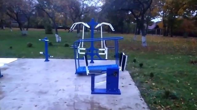 Уличный тренажерный комплекс Air Gym YTR003 и другие уличные тренажеры