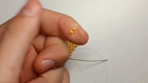 1 Часть, голова с бусинами.Лев из бисера. Амигуруми. Мастер класс.