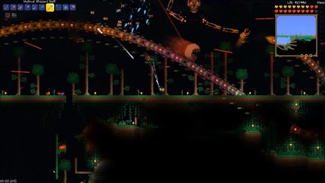 Terraria 1.2.3: All Mechanical Bosses AT ONCE - Skeletron Prime Destroyer The Twins NO BUFFS