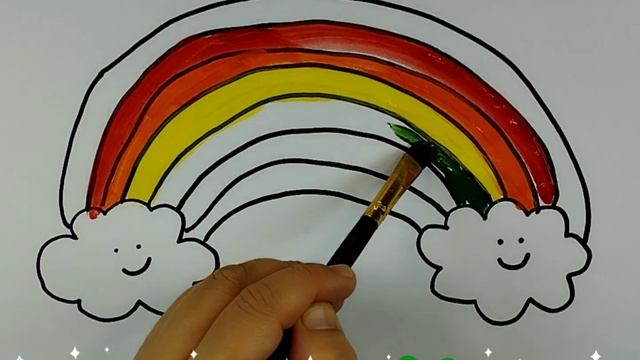 Bolalar uchun kamalak chizilgan/Drawing rainbow for children/Рисование радуга для детей смотреть онлайн