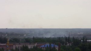 Славянск Боевые вертолеты обстреливают окраины города