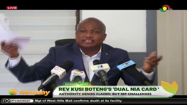 Ablakwa on Rev. Kusi Boateng's 'Dual NIA Card' смотреть онлайн