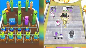 Blue 💙 Monster Merge Cube Run, New Gameplay 😁