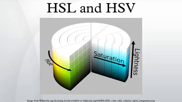HSL and HSV смотреть онлайн