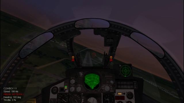 Landing an F4 phantom with a missing wing (Wings over Europe Simulator) смотреть онлайн