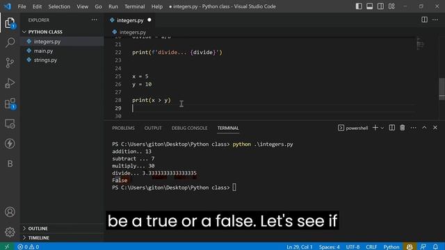 Boolean in Python #pythonforbeginners #pythonprogramming #pythontutorial