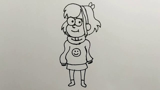 Как нарисовать девочку в стиле Гравити Фолз смотреть онлайн