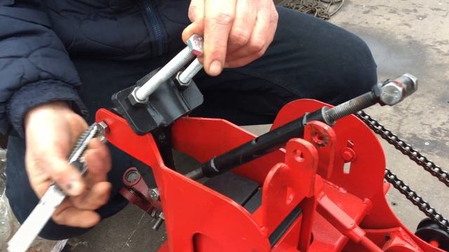 Знакомство с транспортерной картофелекопалкой для Мотор Сич