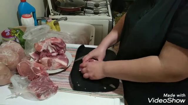Разбираем и подготавливаем мясо заморозить ?? смотреть онлайн