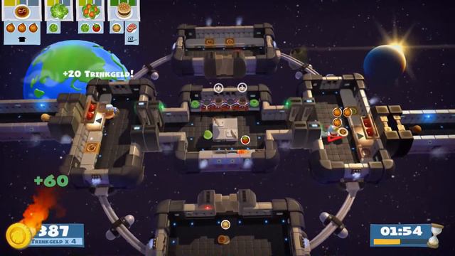 Overcooked! 1 AYCE - Level 6-4 4 Stars (2 Players) смотреть онлайн