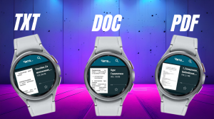 DOX, TXT, PDF, WORD открываем на Galaxy Watch 6, Watch 5, Watch 4 и других часах на WearOS