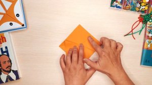 Оригами-закладка "Милая лисичка"