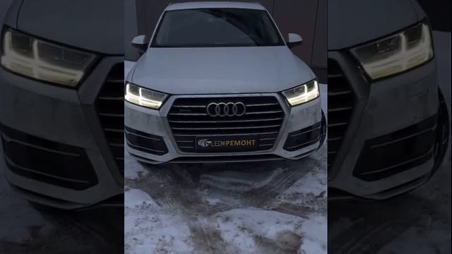 Пожелтели ДХО Audi Q7 4M