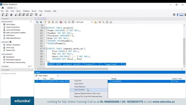 MySQL Workbench Tutorial  | Introduction To MySQL Workbench | MySQL DBA Trainin| Edureka Rewind - 5