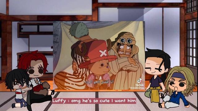 past shanks crew + Luffy react to Luffy and strawhats crew ?⭐//one piece react//no repost смотреть онлайн