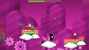 Geometry Dash прохождение на три звезды. Десятый уровень - Geometrical Dominator.