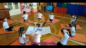 ДЕТСКАЯ ЙОГА с дополненной реальностью!  в ДЕТСКОМ САДУ! #йога #дополненнаяреальность #асана