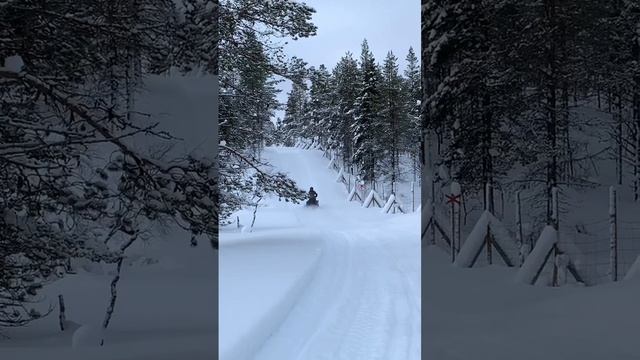 Snowmobile Action ? #arcticwarrior #lappland #outdoor #finland #finnland #saariselka #adventure