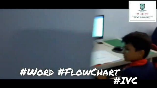 SFS - Ajk | Computer | Class IVC | Word | Flow Chart смотреть онлайн