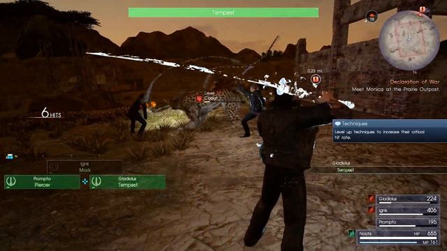 Final Fantasy XV Coeurl kill (Character Lvl 10) Not The Whole Fight. смотреть онлайн