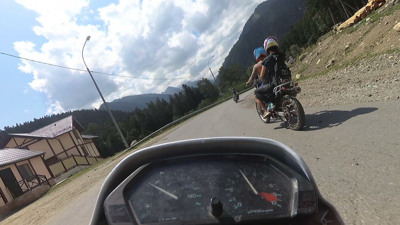 Катаемся по Архызу, Honda AX 1 смотреть онлайн