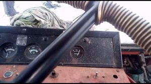 Запуск ЮМЗ зимой, после установки стартера вместо пд10 и предпускового подогревателя.